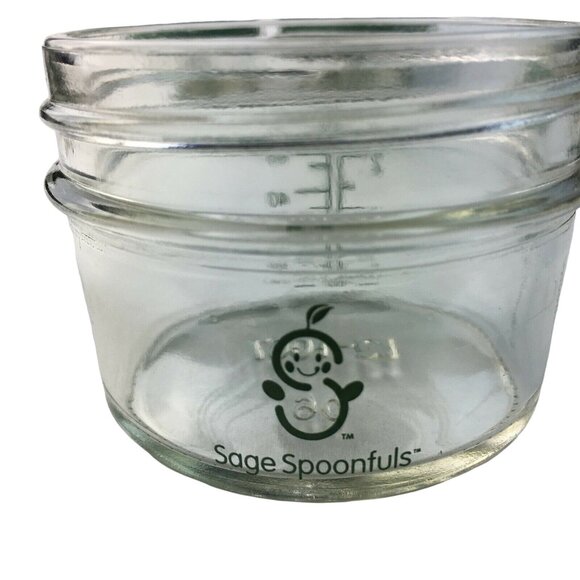 Reusable Baby Food Jars Sage Spoonfuls Quality Glass Storage Containers Lot 15 u - Picture 10 of 13